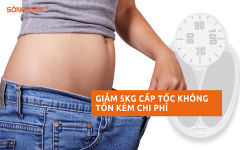 8 tips giúp bạn giảm 5kg hiệu quả nhất không tốn kém
